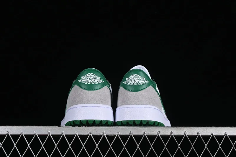 All categories Air Jordan Jordan series basketball shoes Air Jordan 1 Low Air Jordan 1 Low Golf AJ1 Joe 1 new golf version gray white green color DD9315-112